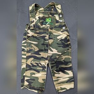 Boys John Deere overalls 3-6mons Camouflage